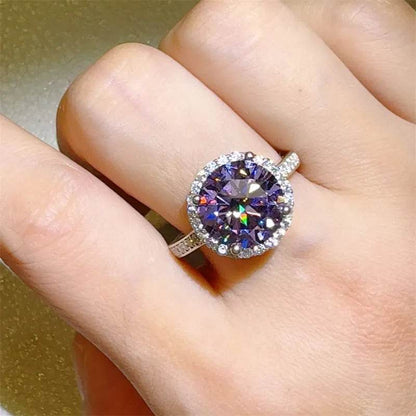 3 Carat Moissanite Zircon 925 Sterling Silver Ring - Tredona LLC