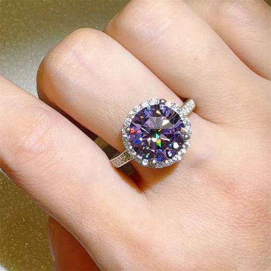 3 Carat Moissanite Zircon 925 Sterling Silver Ring - Tredona LLC