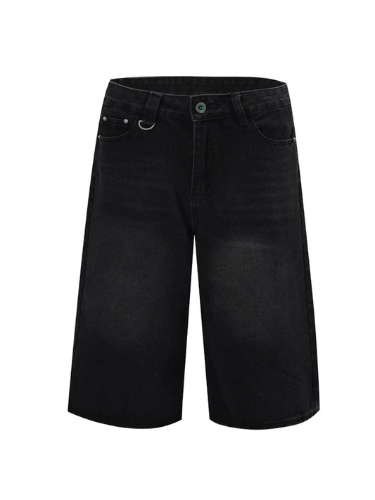Men's Washed Denim Shorts - Tredona LLC