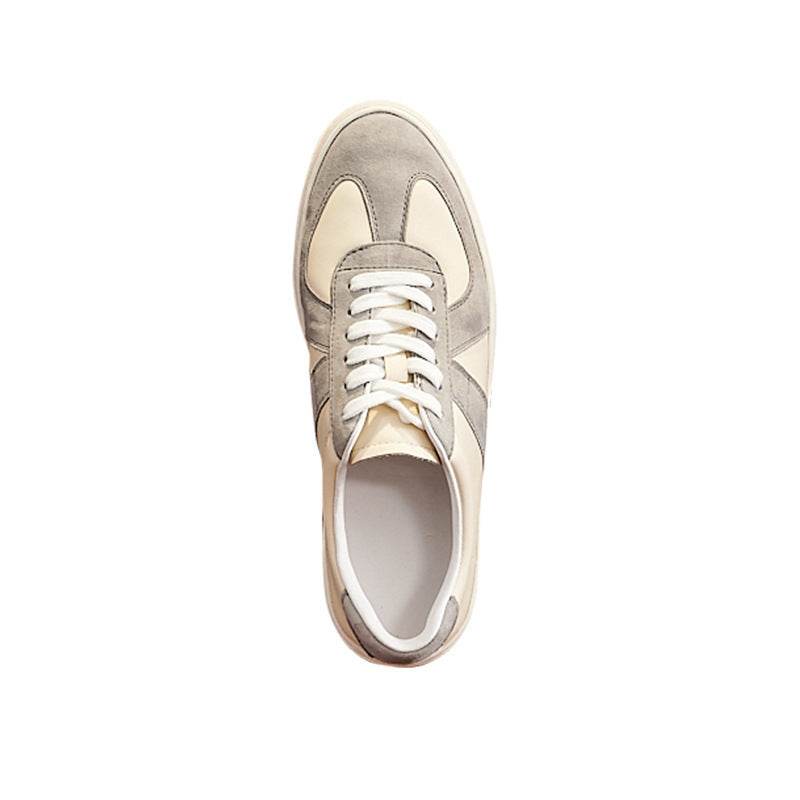 Retro Color Matching Couple Casual Flat Skateboard Shoes - Tredona LLC