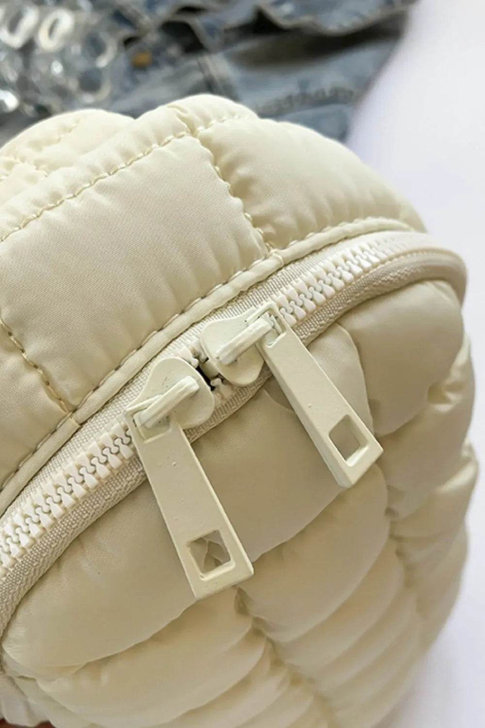 Quilted Nylon Crossbody Bag - Tredona LLC