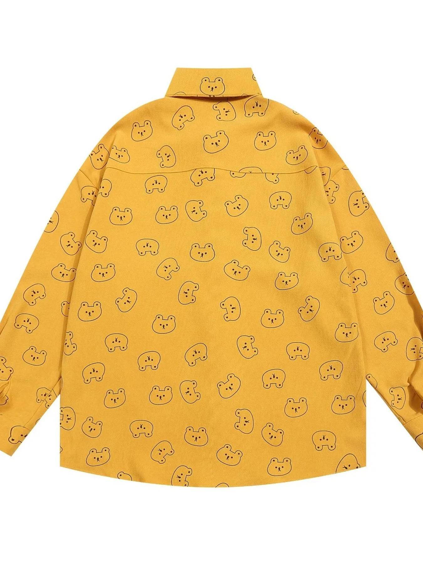 Men's Printed Button-Up Shirt - Tredona LLC