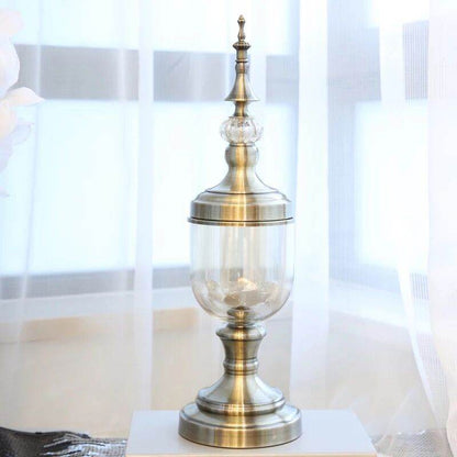 Metal Vase European Style Living Room Decoration Home Decoration Ornaments - Tredona LLC