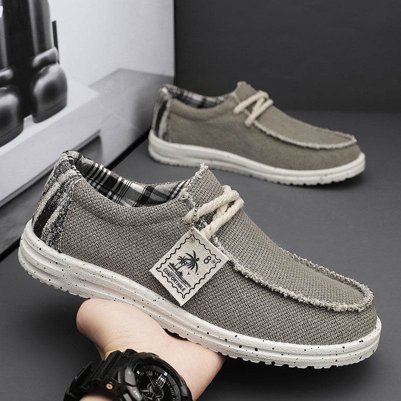 Men's Simple All-match Casual Canvas Sneakers - Tredona LLC