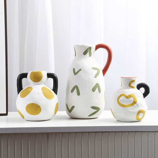 Ceramic Vase Decoration Living Room Home Decoration - Tredona LLC