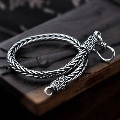 Vintage Braided Keel Bracelet Men - Tredona LLC