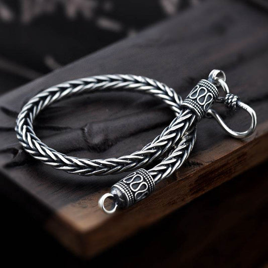 Vintage Braided Keel Bracelet Men - Tredona LLC