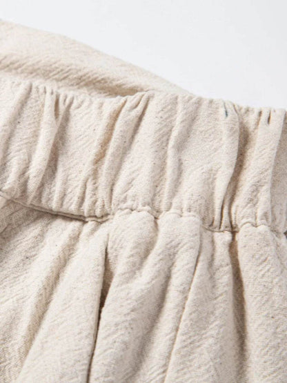 Men's Drawstring Straight Pants - Tredona LLC