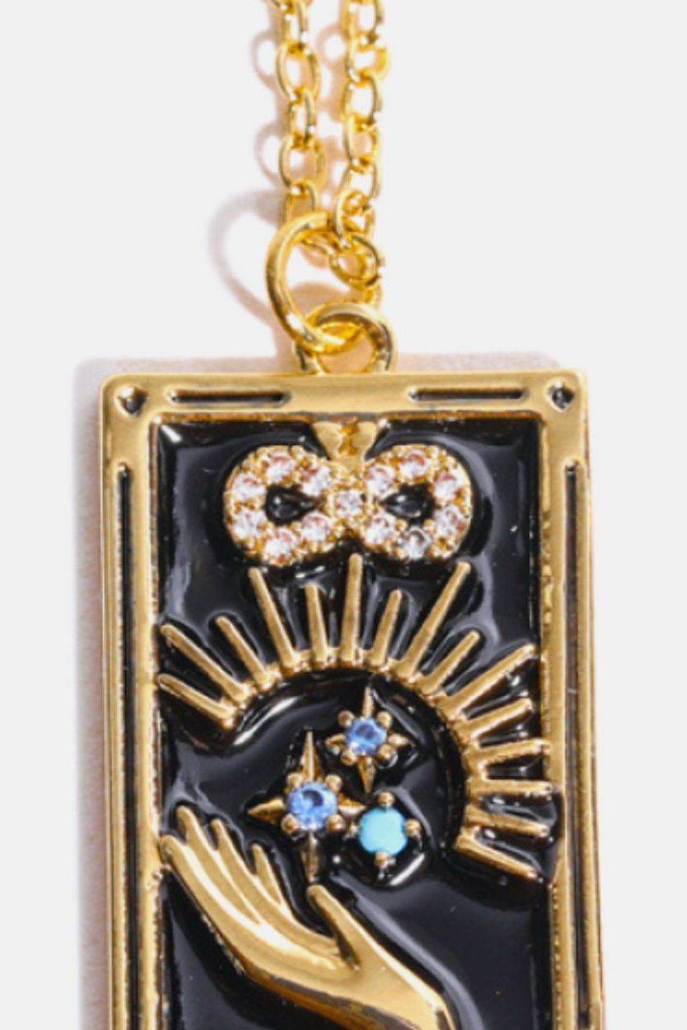 Tarot Card Pendant Stainless Steel Necklace - Tredona LLC
