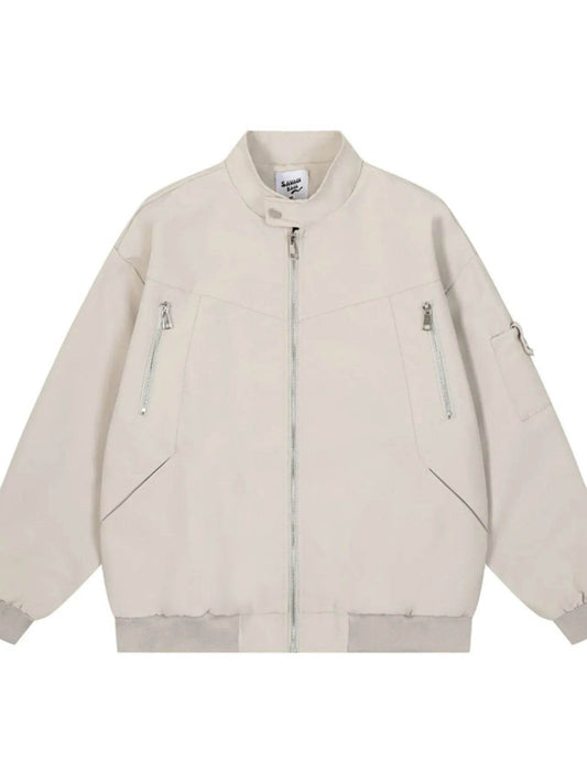 Men's Zip Up Long Sleeve Jacket - Tredona LLC