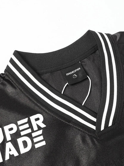 Men's Letter Short Sleeve T-Shirt - Tredona LLC