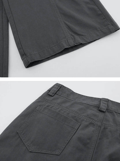 Men's Flare Jeans with Pockets - Tredona LLC
