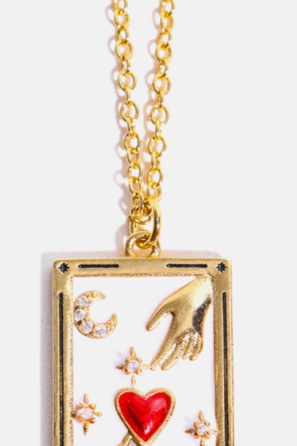 Tarot Card Pendant Stainless Steel Necklace - Tredona LLC