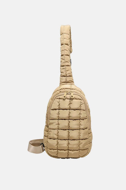 Quilted Nylon Crossbody Bag - Tredona LLC
