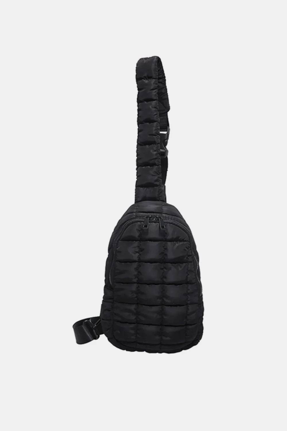 Quilted Nylon Crossbody Bag - Tredona LLC
