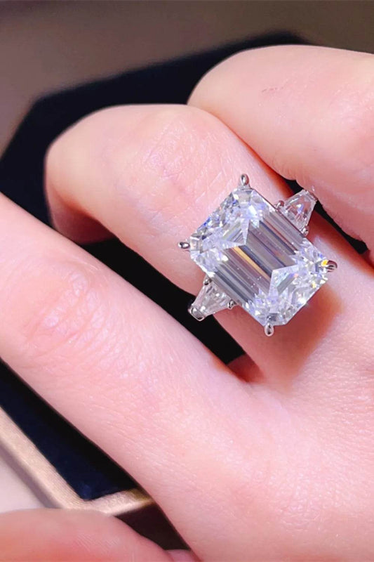 5 Carat Moissanite 925 Sterling Silver Ring - Tredona LLC