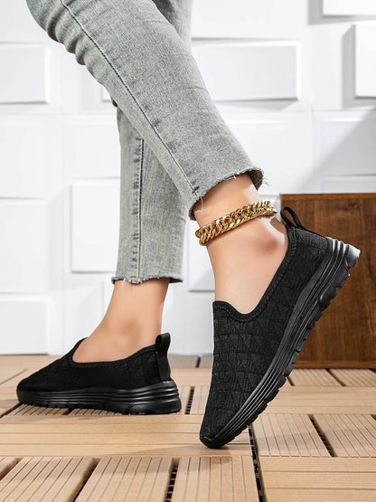 Breathable Mesh Slip-On Sneakers - Tredona LLC
