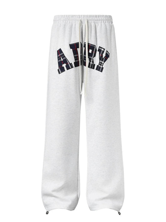 Men's Drawstring Letter Pants - Tredona LLC