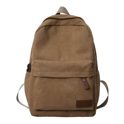 Canvas Backpack Large Capacity Outdoor Travel Oxford Cloth - Tredona LLC