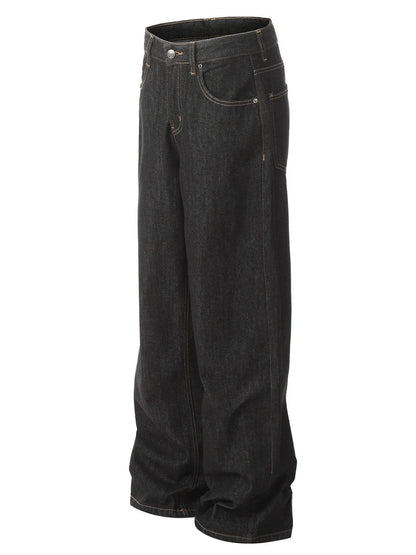Men's Wide Leg Jeans - Tredona LLC