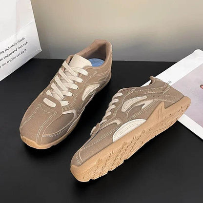 Contrast Flat Sneakers - Tredona LLC