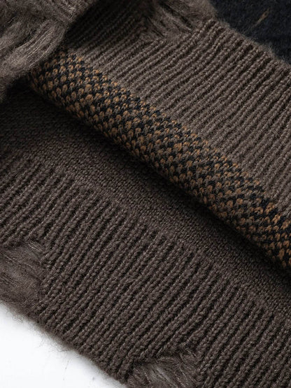 Men's Relaxed Fit Ribbed Hem Sweater - Tredona LLC