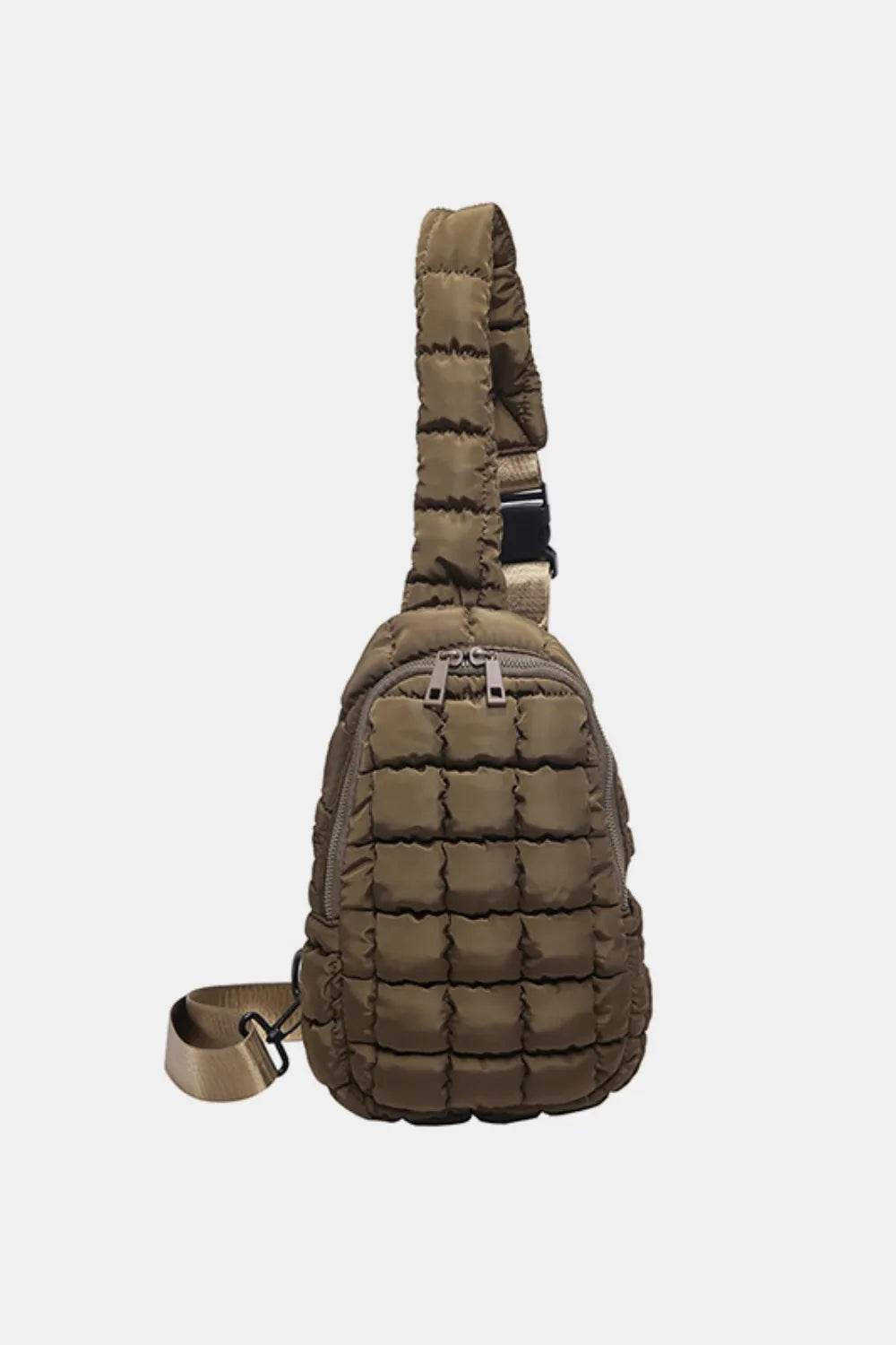 Quilted Nylon Crossbody Bag - Tredona LLC