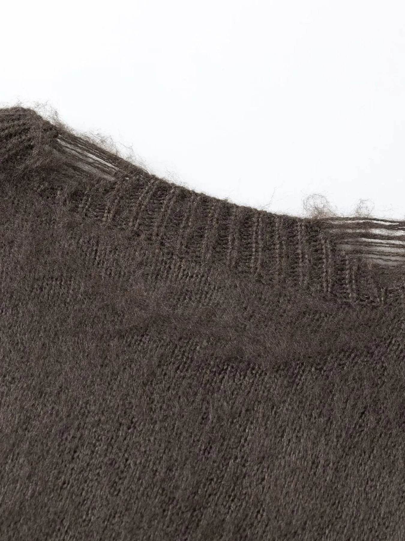 Men's Relaxed Fit Ribbed Hem Sweater - Tredona LLC