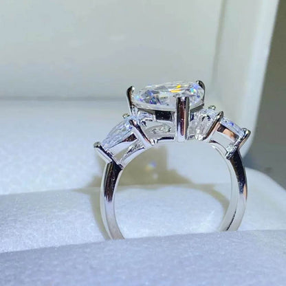 3 Carat Moissanite 925 Sterling Silver Ring - Tredona LLC