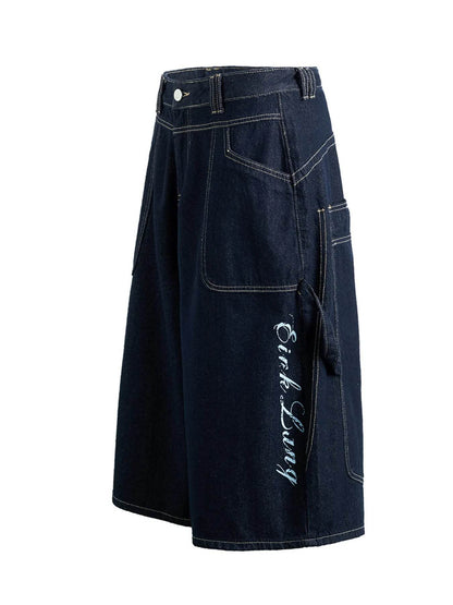 Men's Wash Denim Shorts - Tredona LLC