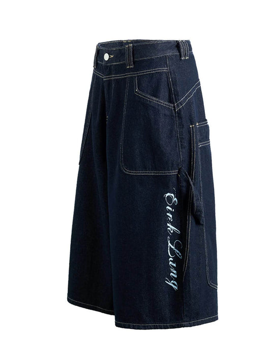 Men's Wash Denim Shorts - Tredona LLC