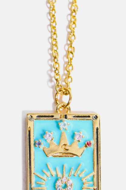 Tarot Card Pendant Stainless Steel Necklace - Tredona LLC