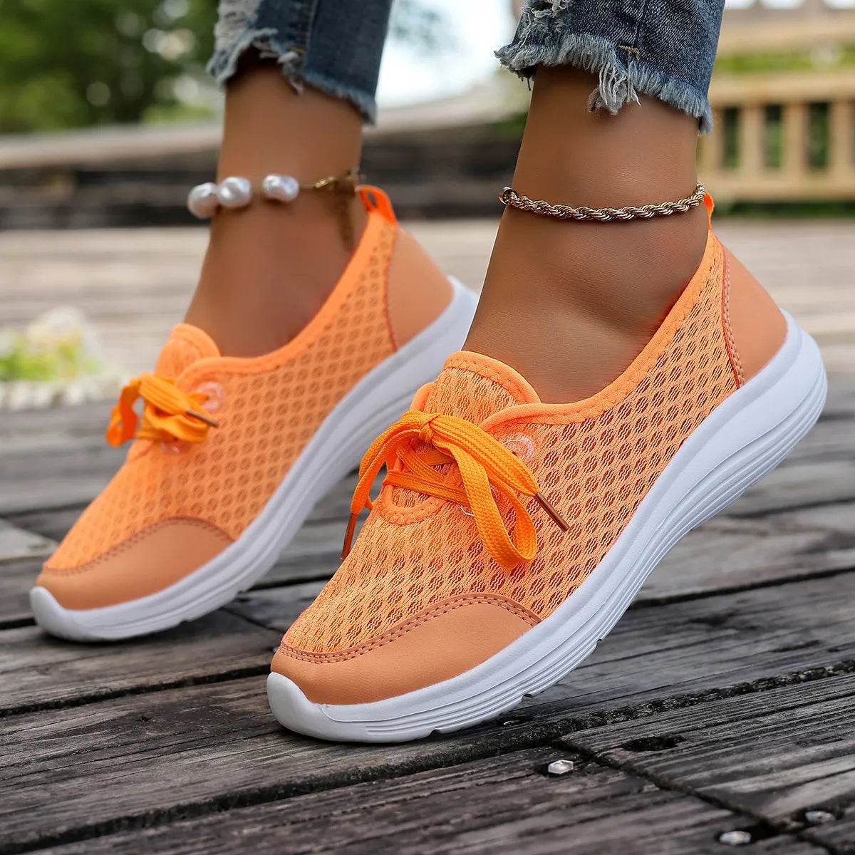 Breathable Mesh Sneakers - Tredona LLC