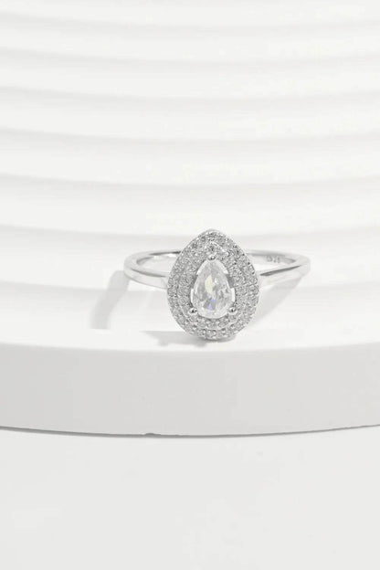 925 Sterling Silver Inland Zircon Ring - Tredona LLC