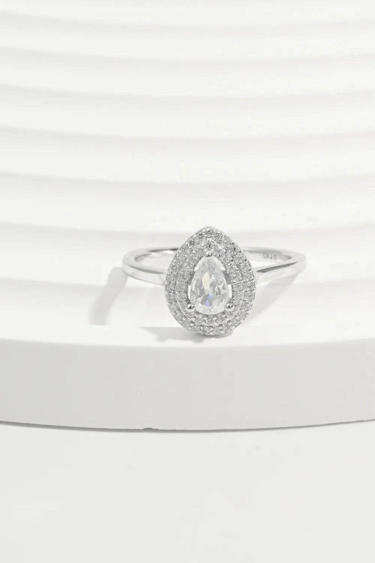 925 Sterling Silver Inland Zircon Ring - Tredona LLC