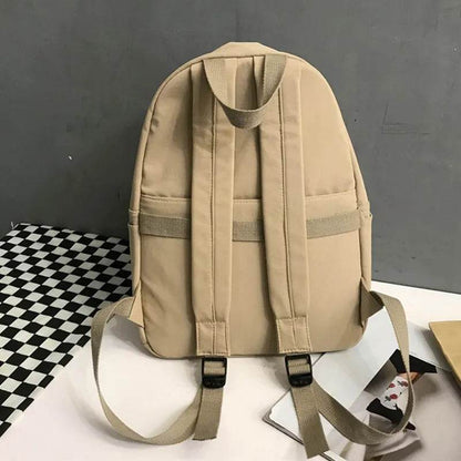 Zip Cotton Backpack Bag - Tredona LLC