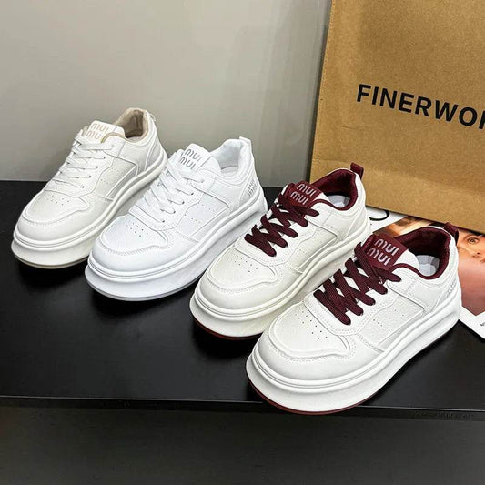 Round Toe Platform Sneakers - Tredona LLC