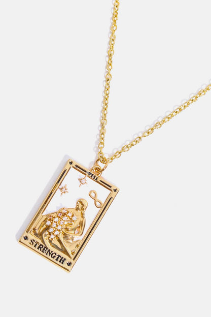Tarot Card Pendant Stainless Steel Necklace - Tredona LLC