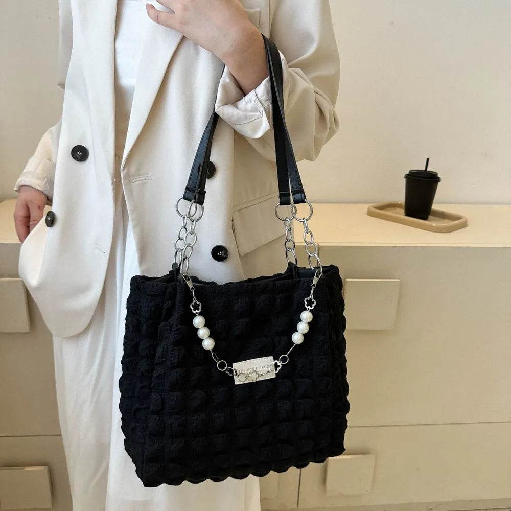 Bubble Textured Tote Bag - Tredona LLC