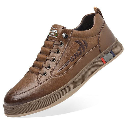 New Breathable All-matching Casual Men's Leather Shoes - Tredona LLC