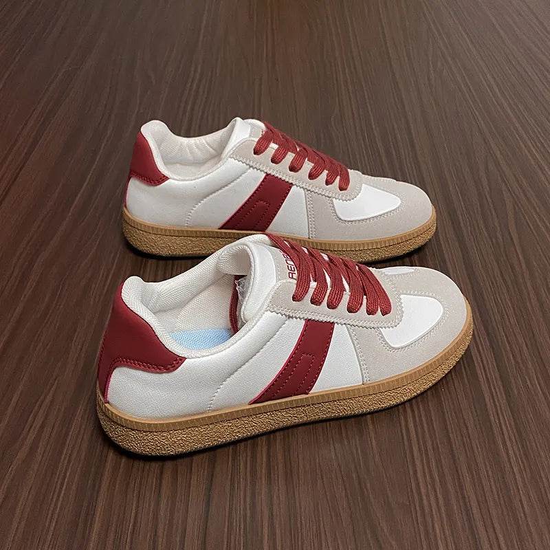 Contrast Flat Sneakers - Tredona LLC