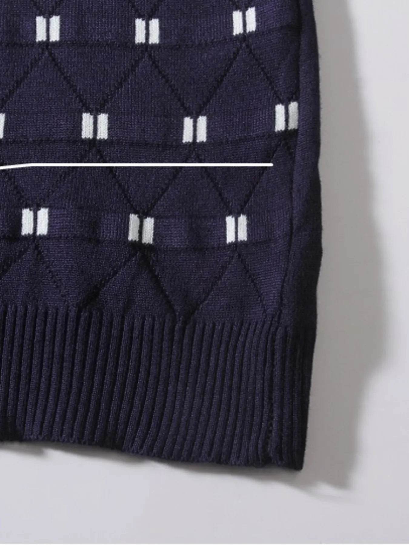 Men's V-Neck Long Sleeve Sweater - Tredona LLC