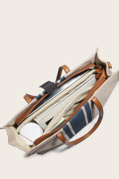 Striped Tote Bag - Tredona LLC