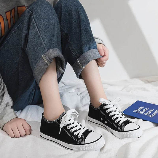 Lace Up Round Toe Sneakers - Tredona LLC
