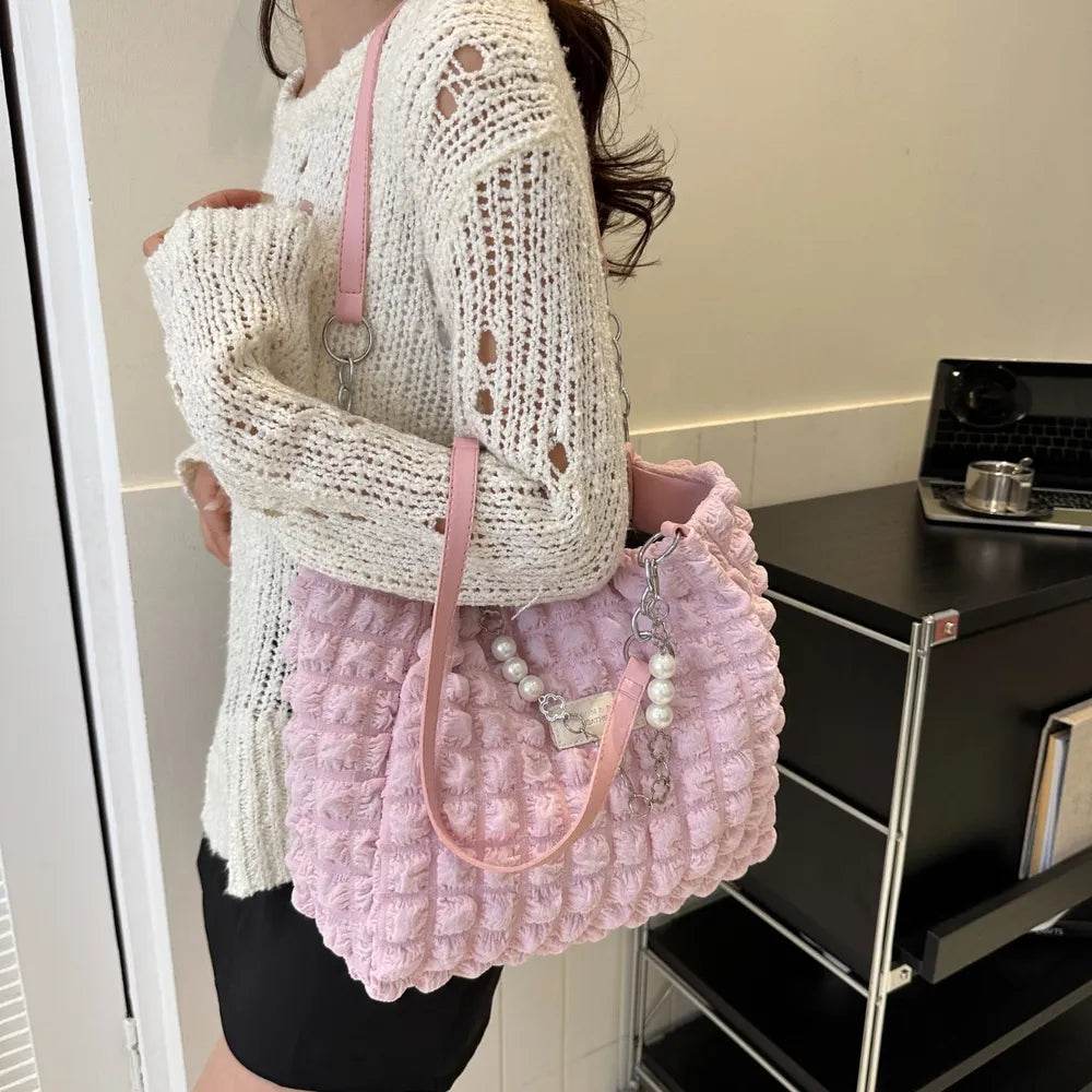 Bubble Textured Tote Bag - Tredona LLC