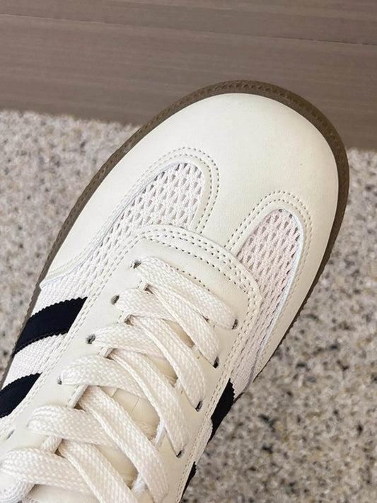 Lace Up Round Toe Platform Sneakers - Tredona LLC