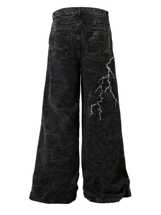 Men's Wide Leg Jeans - Tredona LLC