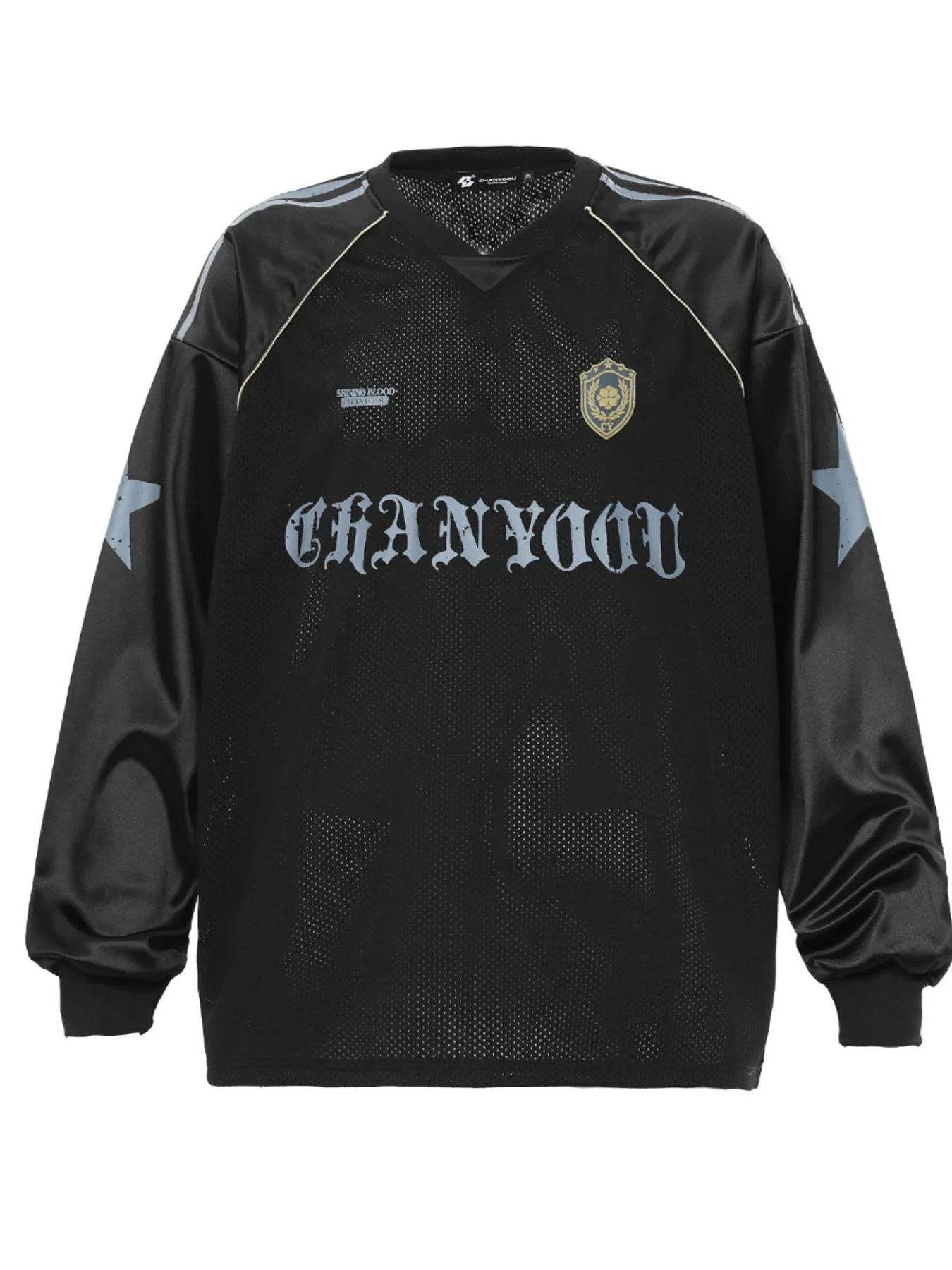 Men's Letter Long Sleeve T-Shirt - Tredona LLC