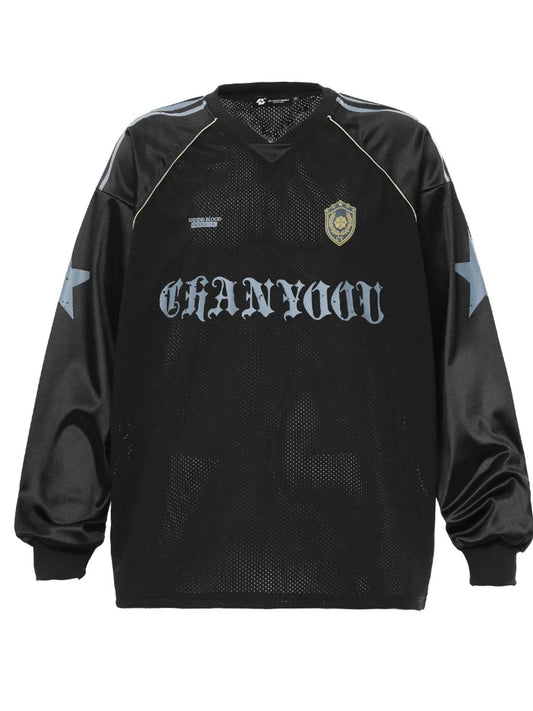Men's Letter Long Sleeve T-Shirt - Tredona LLC