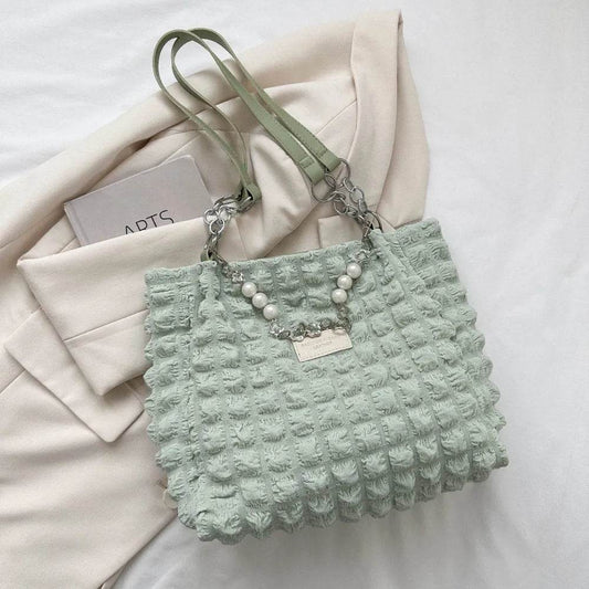 Bubble Textured Tote Bag - Tredona LLC